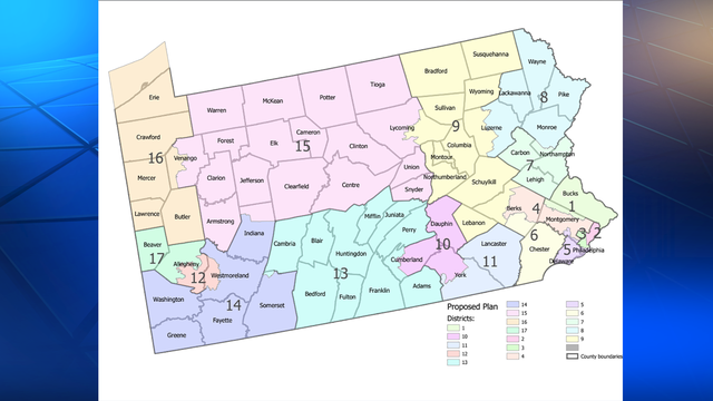 Congressional Districts By Zip Code Pa. Supreme Court Picks New Map Of Us House Districts