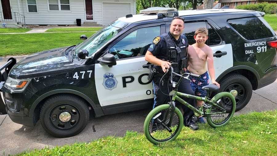 officer todd coniglio and lucas