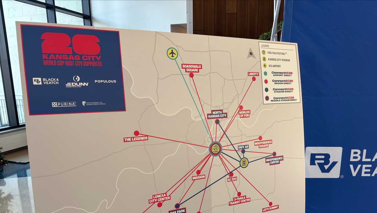 Kansas City unveils World Cup bus network connecting metro region