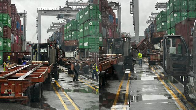Georgia: Wind topples shipping container at Port of Savannah - Vimarsana News