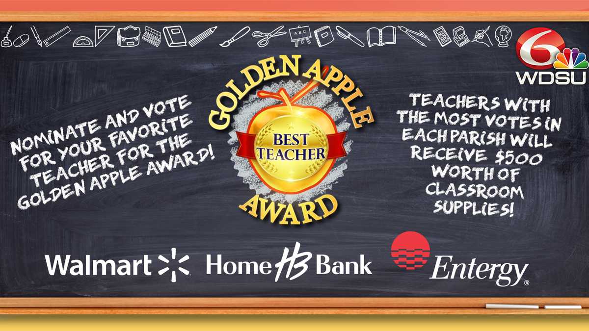 Here Are Wdsu S 18 Golden Apple Award Winners Here Are Wdsu S 18 Golden Apple Award Winners
