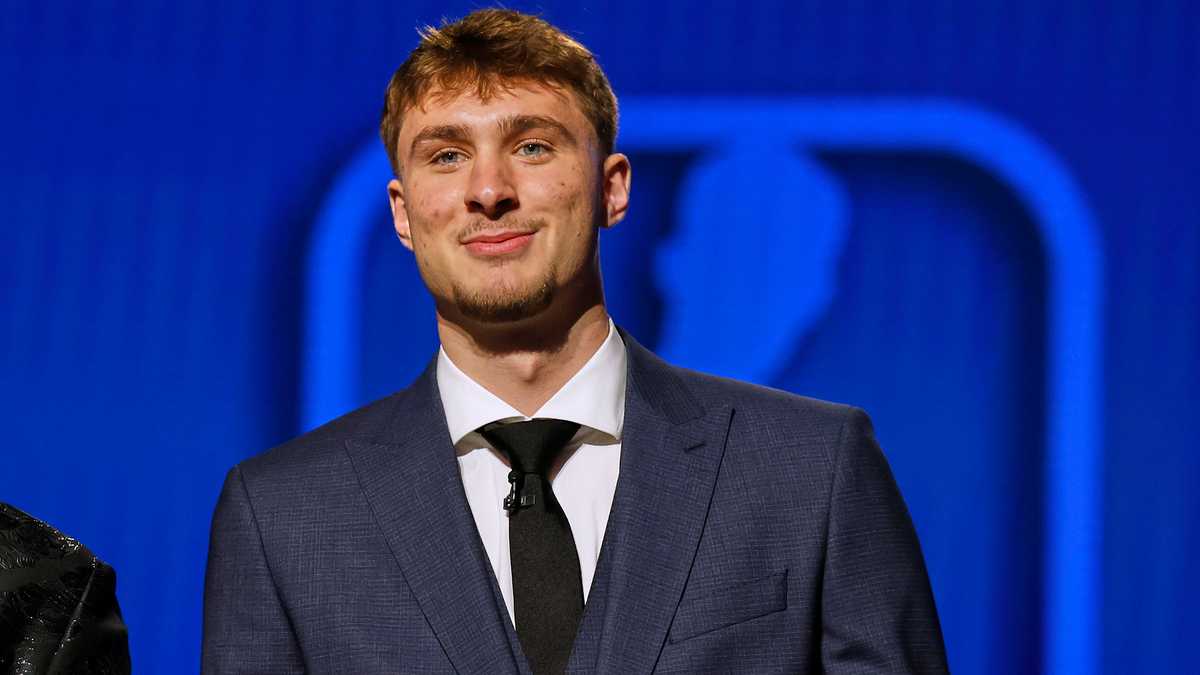 Maine native Cooper Flagg taken No. 1 overall at NBA draft