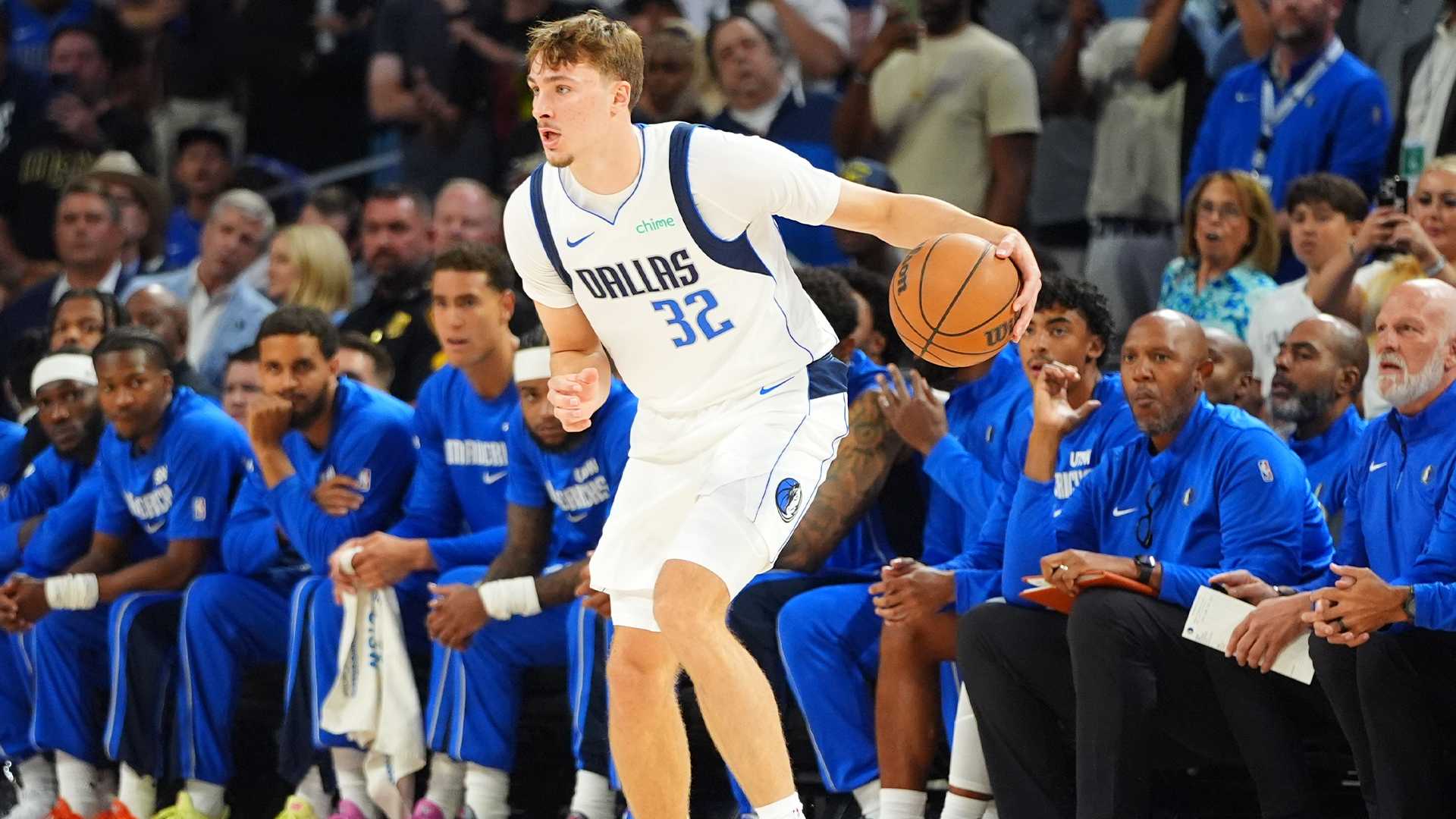 Cooper Flagg shines in first preseason game with Dallas Mavericks