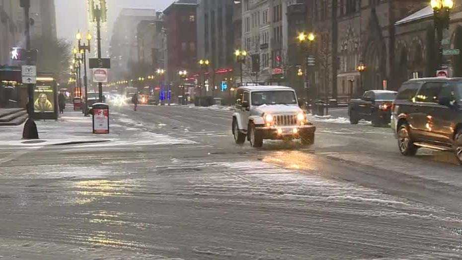 Downtown Boston 'slushy, sloppy, messy'