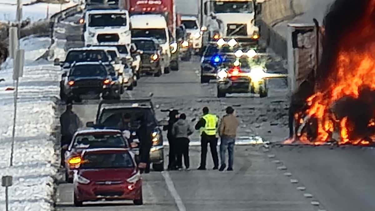 Route 283 Route 283 reopens after crash, vehicle fire in Lancaster County