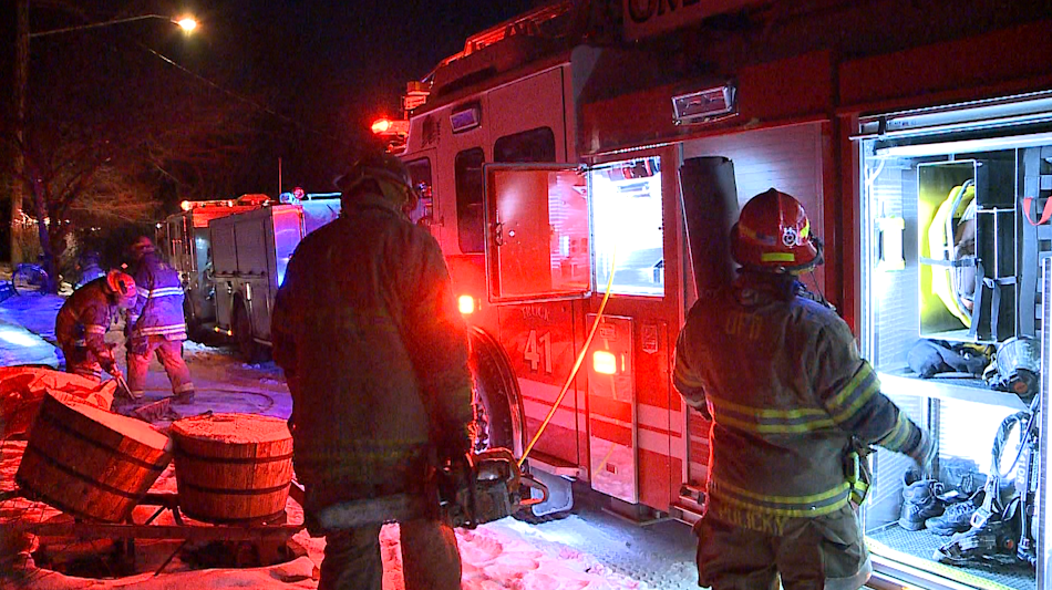 Wood-burning fireplace sparks fire at Omaha home