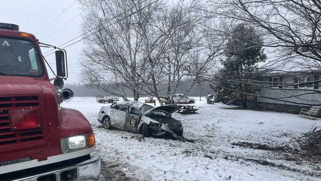 Man with suspended license and children injured in Corinna crash - Vimarsana News
