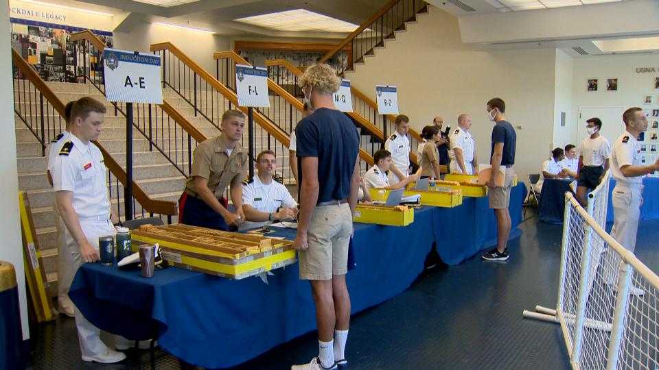 Naval Academy's class of 2025 starts journey on Induction Day