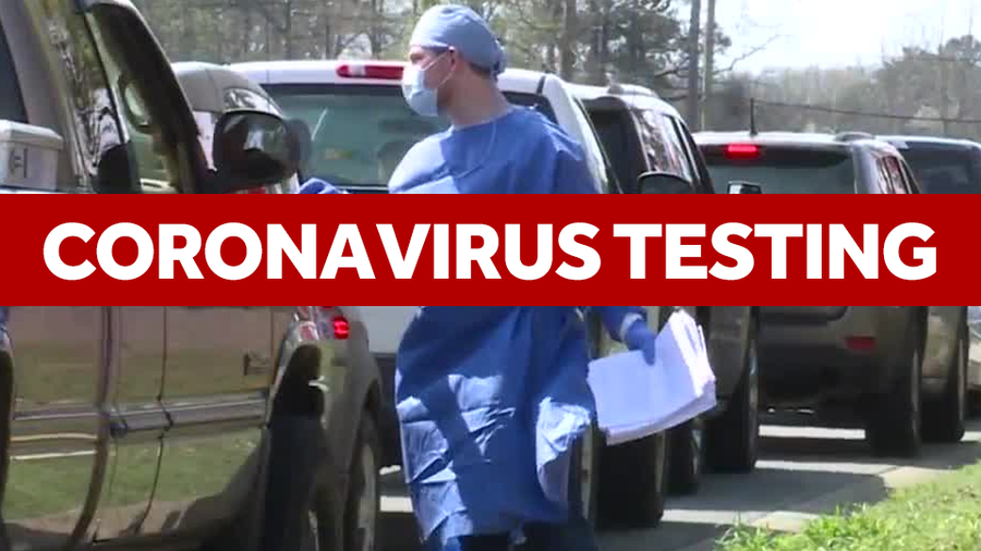 Coronavirus testing in Alabama