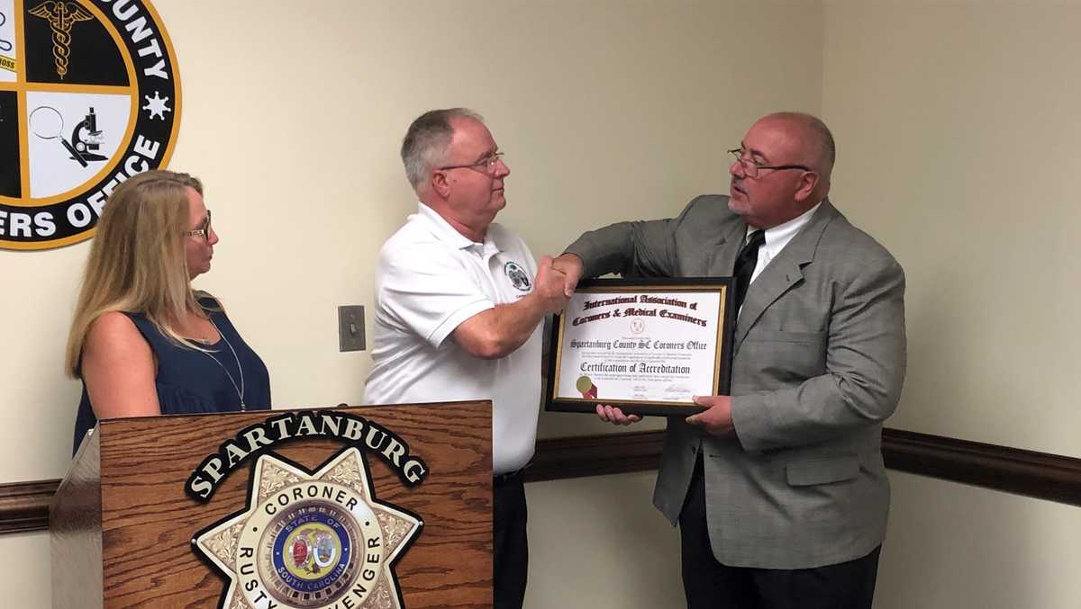 Spartanburg County Coroner's Office receives top honor international