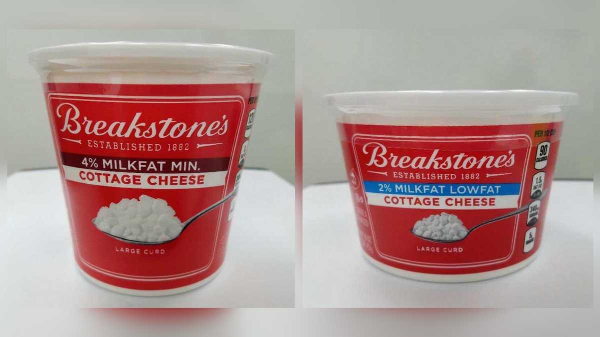 9 500 Cases Of Cottage Cheese Recalled Due To Potential Plastic
