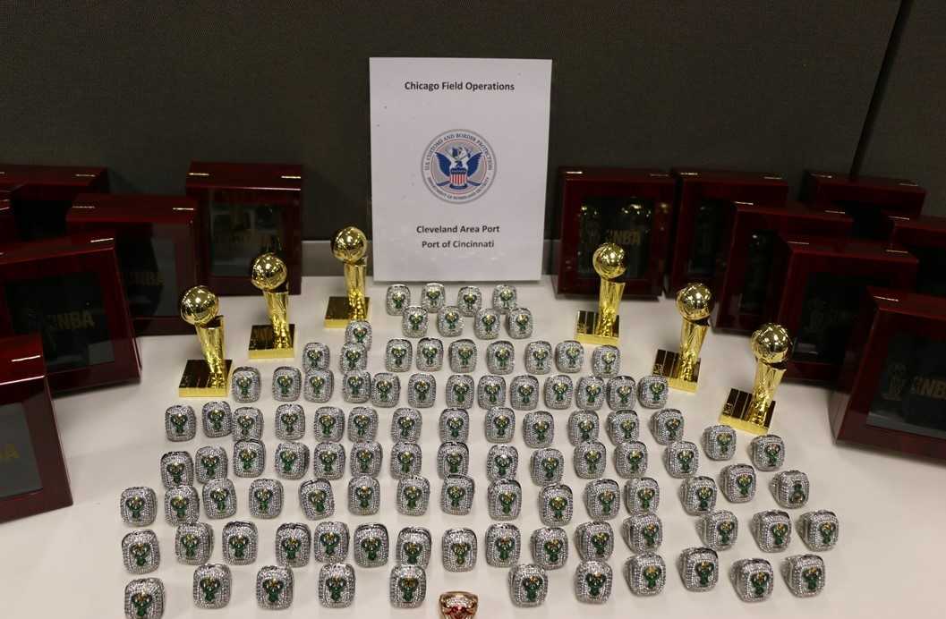 Nearly $1M in counterfeit goods seized, including Bucks NBA