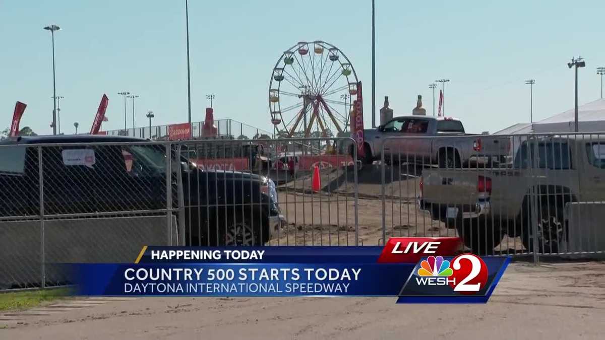 Country 500 Music Festival begins in Daytona Beach