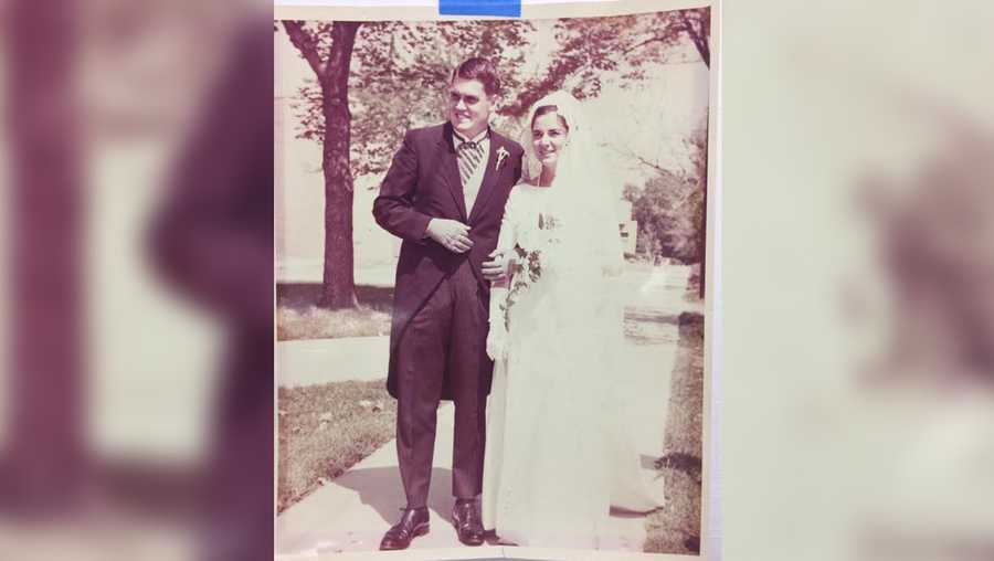 A Sacramento man hopes to return this wedding photo to the couple or the person it belongs to.
