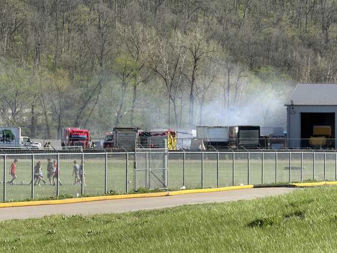 φωτιά σε συνεργείο επισκευής του δήμου Colerain