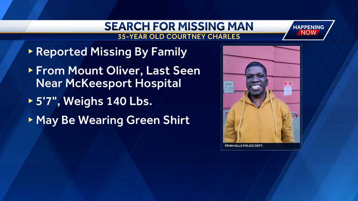 Search Underway For Missing Mt. Oliver Man