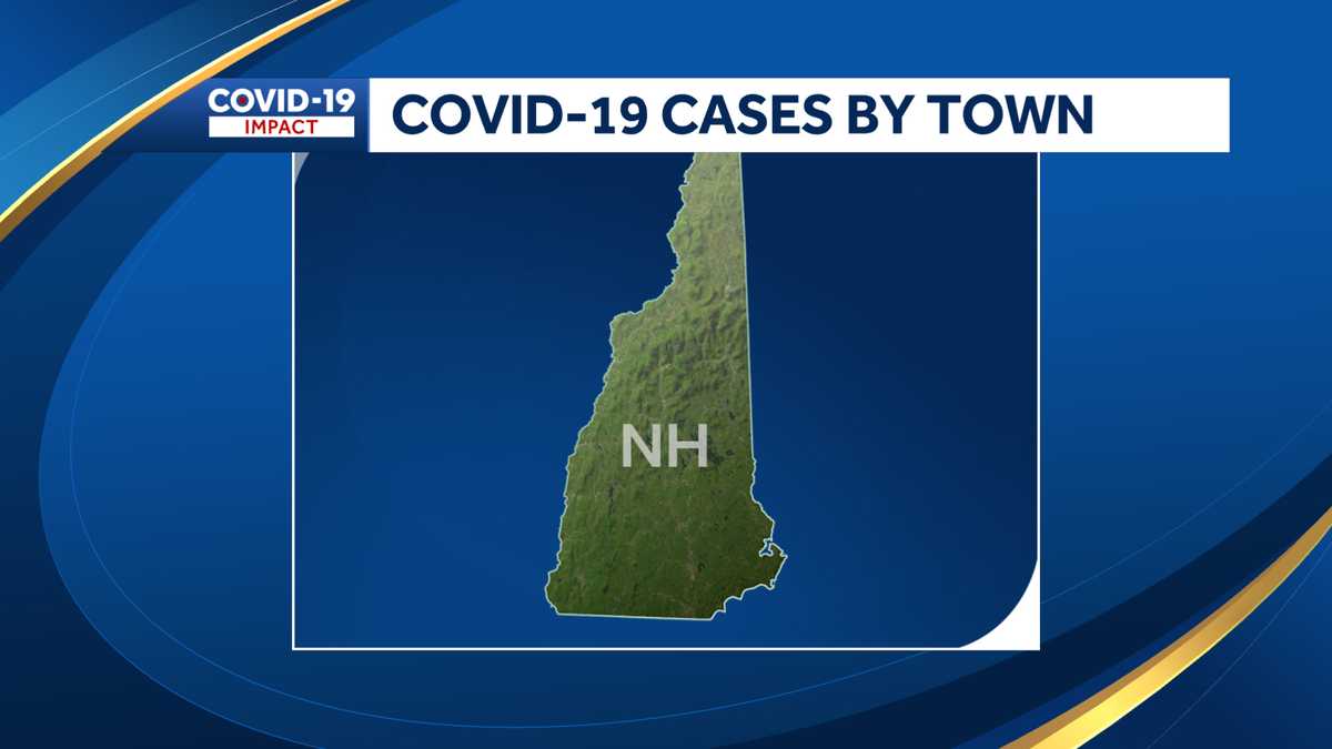 New Hampshire COVID cases by town