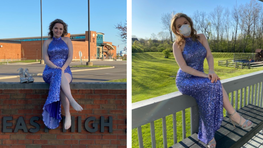 Lakota East student dresses up, takes photos to remember what would