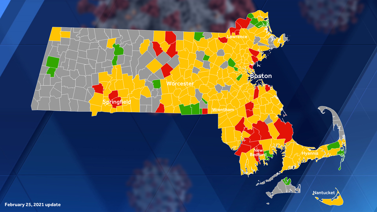 Massachusetts COVID-19 town-by-town map: Updated with latest data