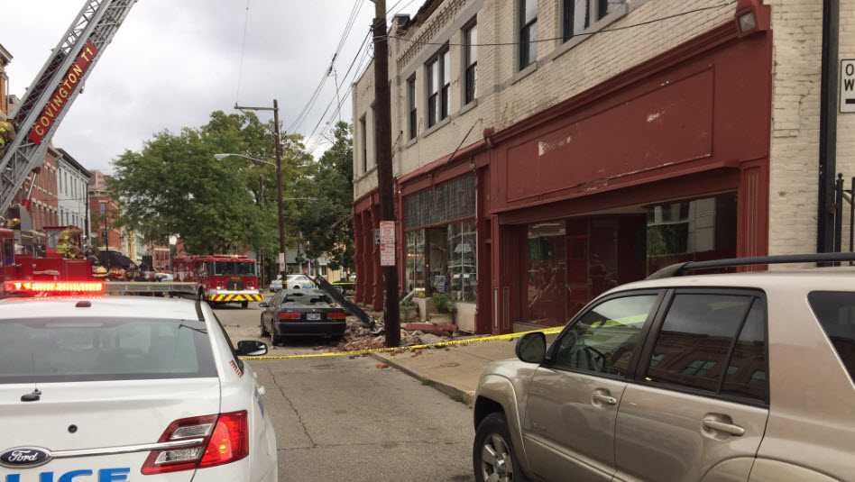 PHOTOS: Partial building collapse in Covington