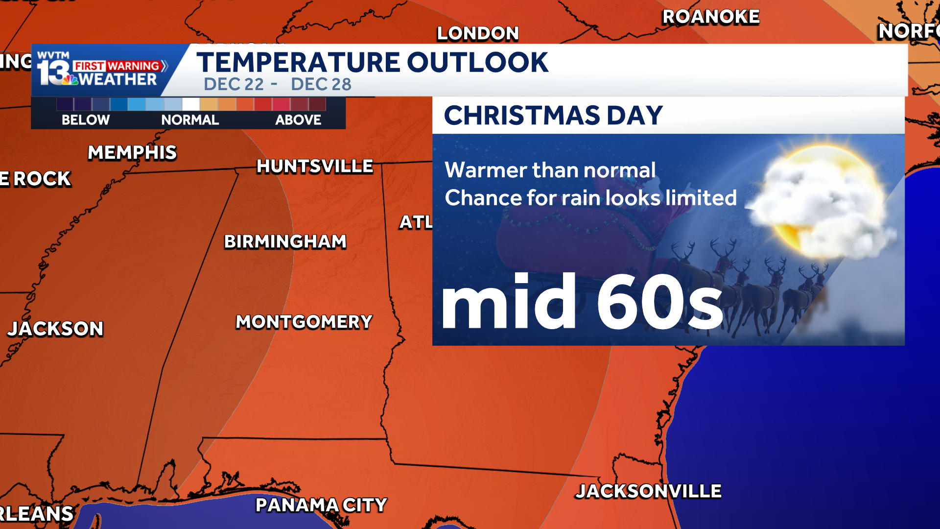 Alabama's Weather Forecast: Warming up with rain late this week - WVTM