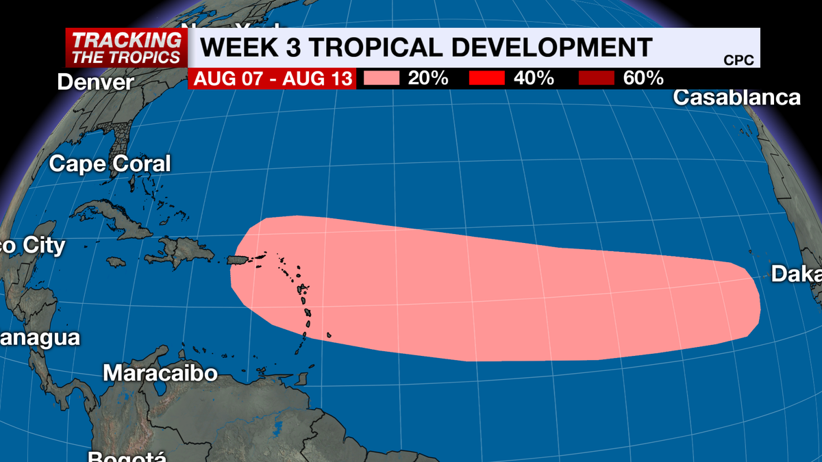 Tropics expected to wake up in the first weeks of August