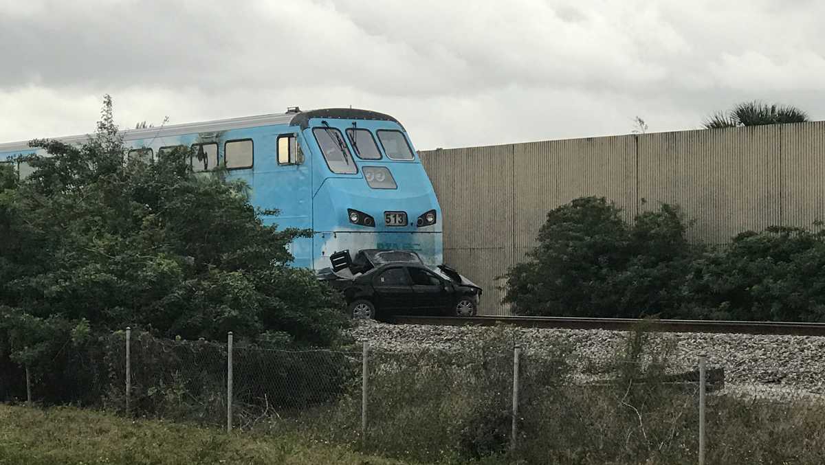 Tri-Rail train hits car in West Palm Beach