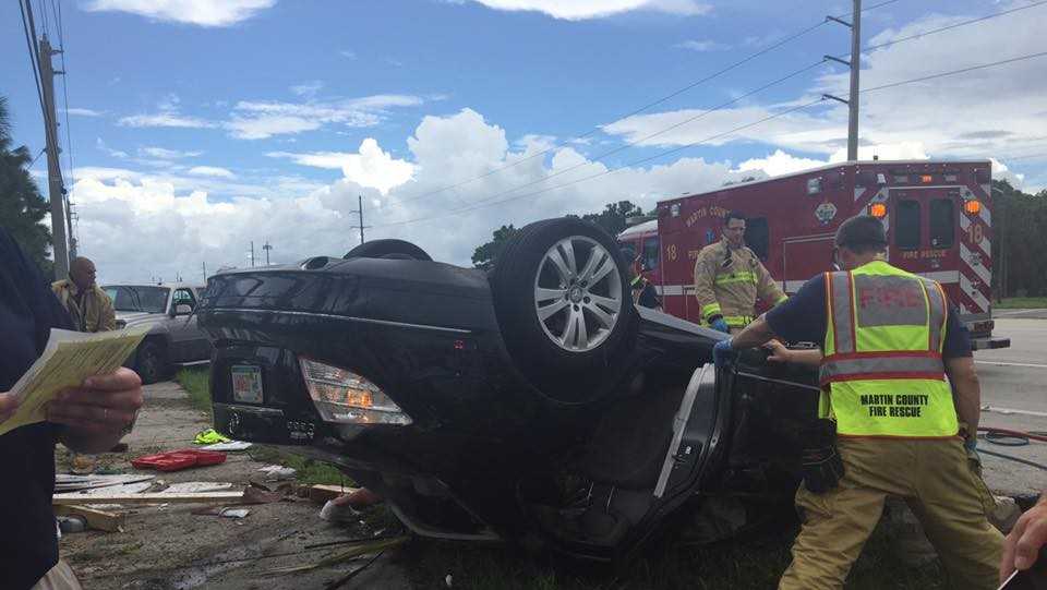 Crash in Stuart shuts down northbound lane on State Road 5