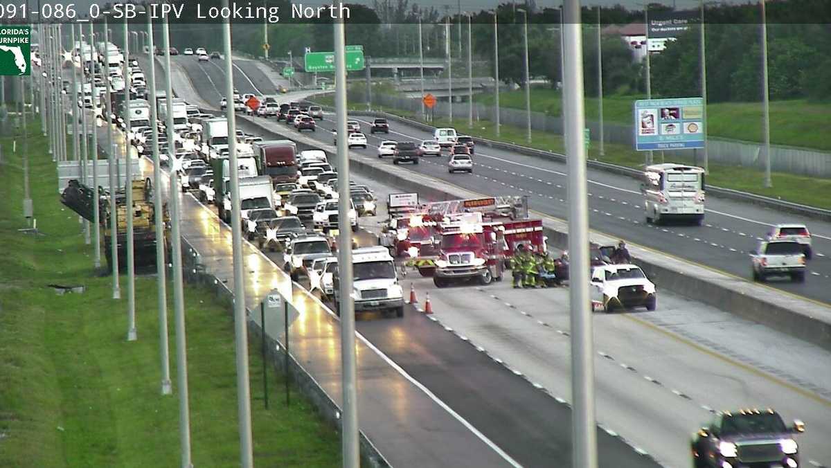 Crash Shuts Down 2 Sb Lanes Of The Turnpike In Boynton Beach 9881