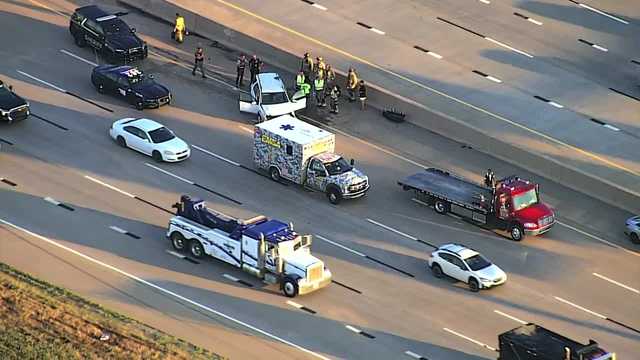 I-40 crash near downtown OKC causes traffic in eastbound lanes