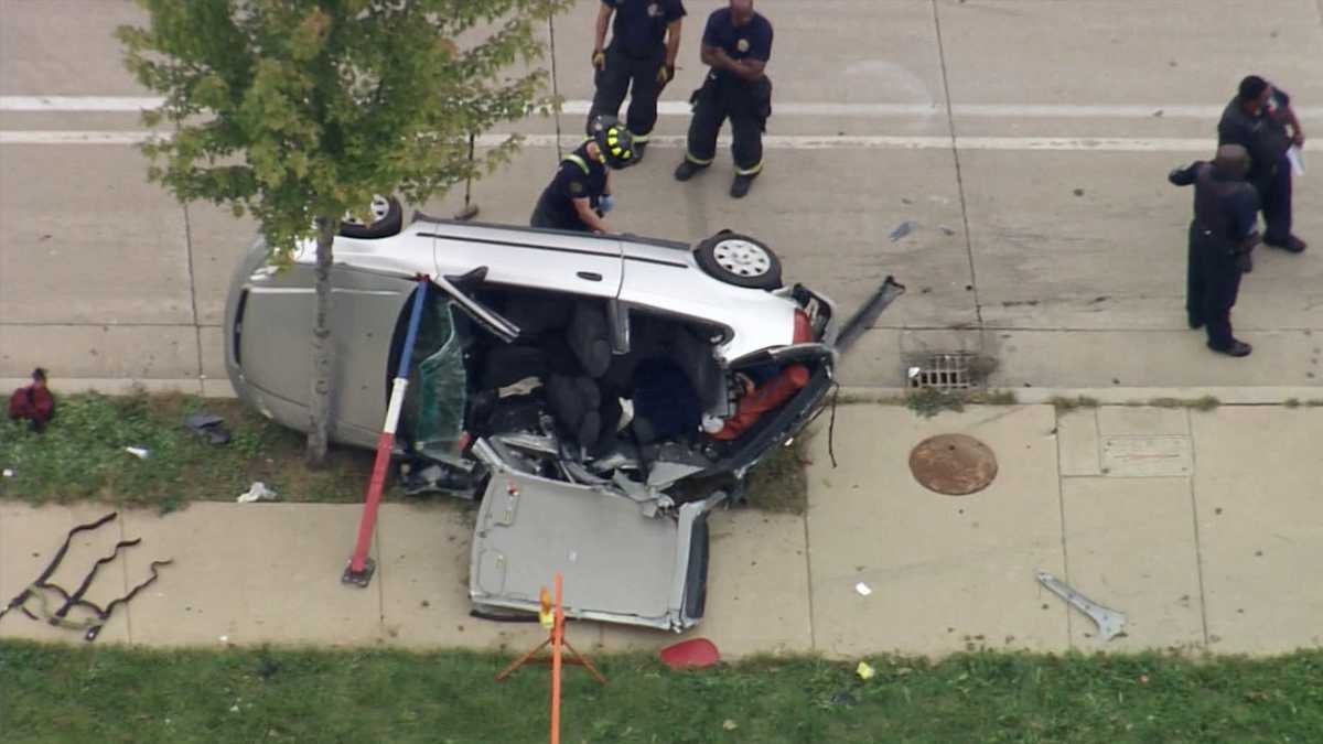 Police Pursuit Leads To Rollover Crash Involving Innocent Driver