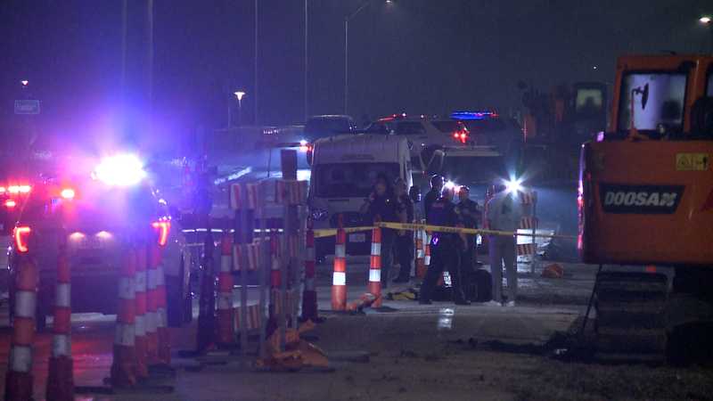 Man killed in crash near construction zone