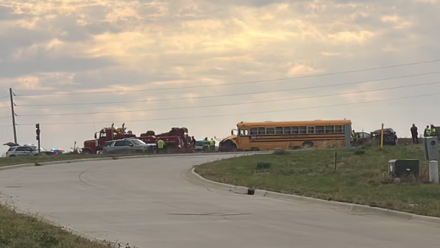 Iowa authorities identify Jeep driver killed after being rear-ended by school bus