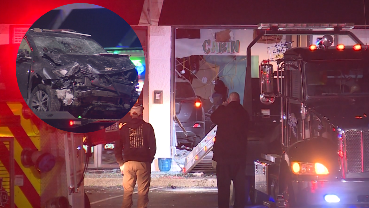 Car crashes into business in Union Township after driver suffers medical emergency