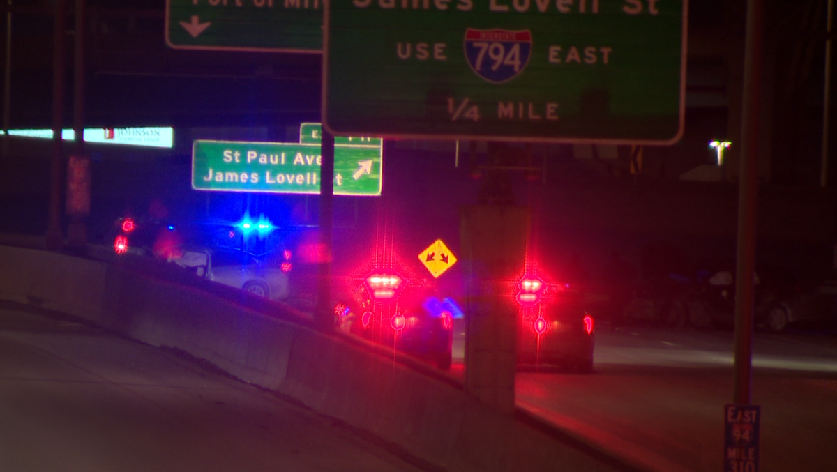 Wrong-way crash shuts down I-94 eastbound near downtown Milwaukee