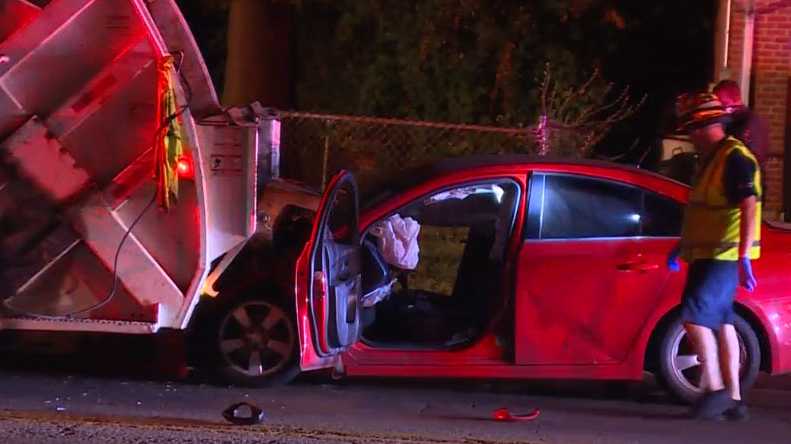 Rumpke driver in serious condition after being hit by car in Delhi Township
