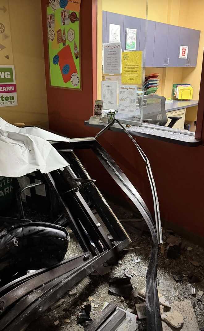 Vehicle barrels into Dauphin County learning center