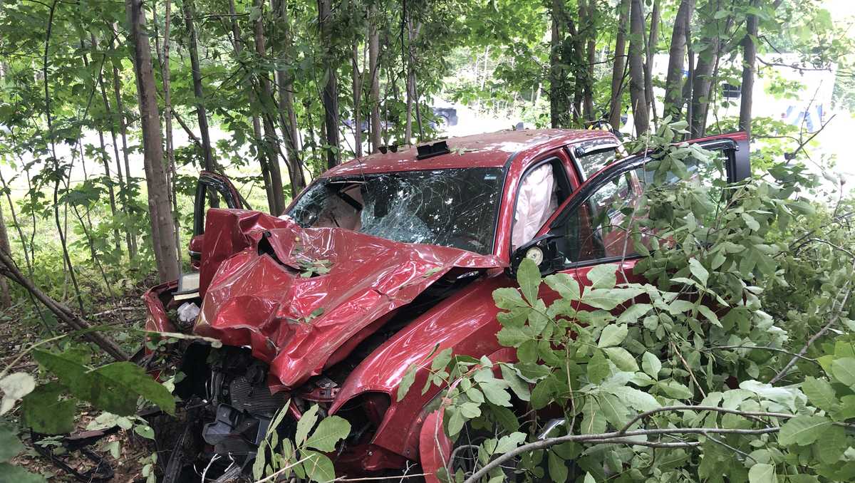 Two seriously injured after vehicle goes airborne during crash in Williston