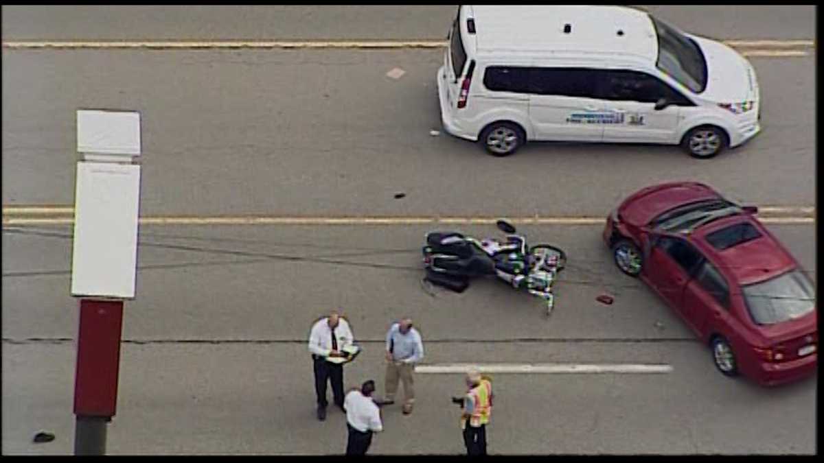 1 dead in carmotorcycle crash on Route 22 in Monroeville