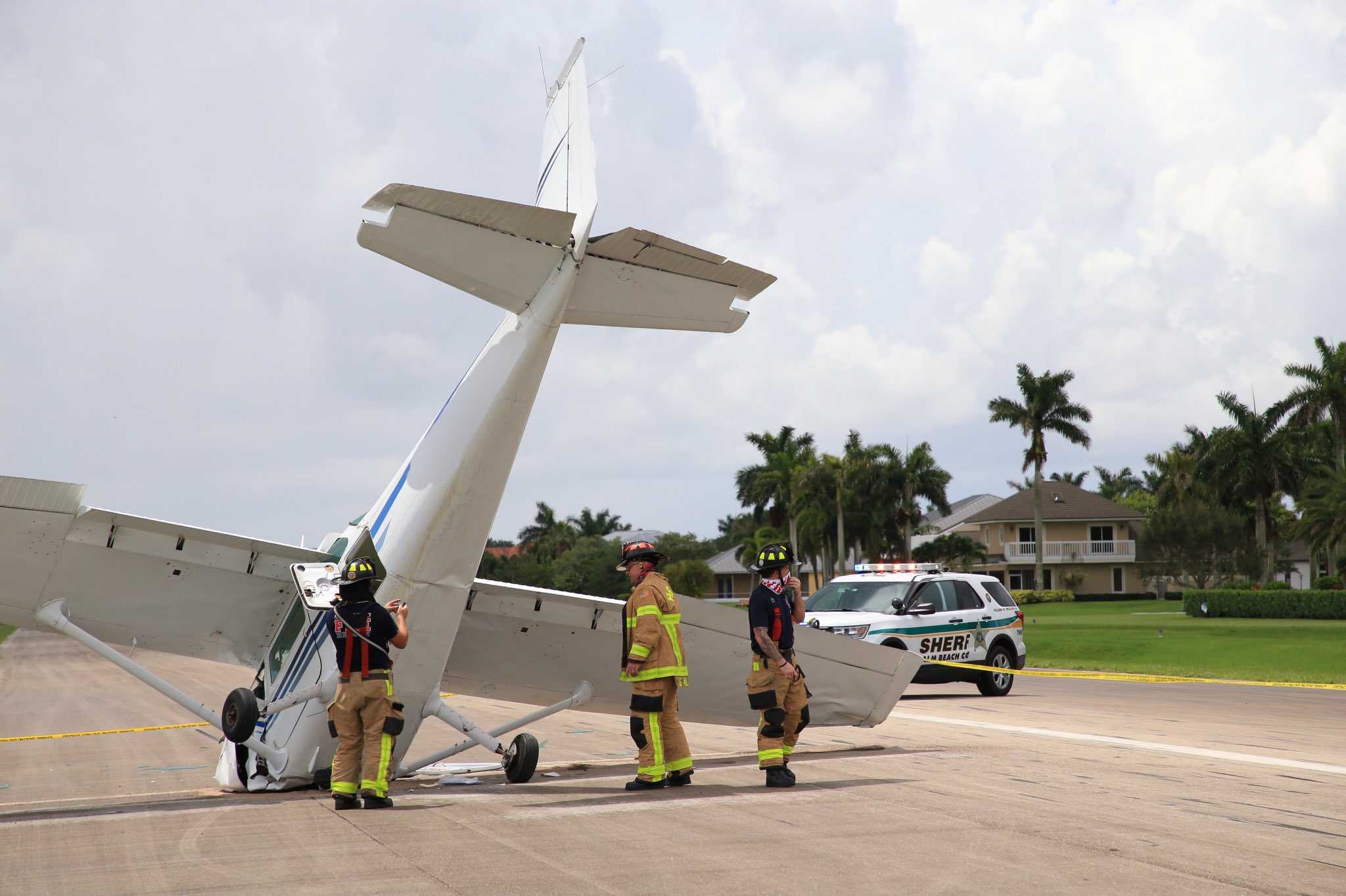 Sheriff's office identifies woman injured in small plane crash in Wellington  Aero Club