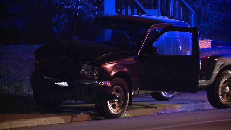 Armed robbery suspect chase ends in arrests, three crashes