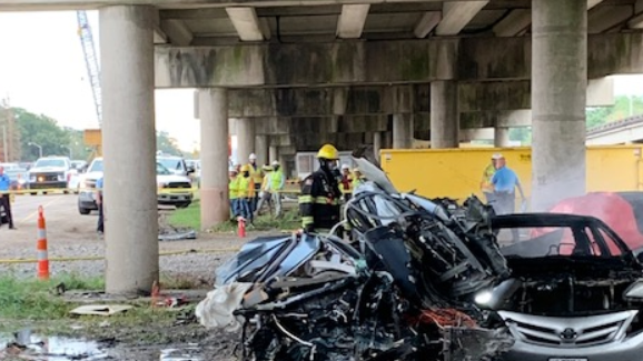 Kenner Man Dies After Injuries Sustained In Fiery 3 Car Crash On I 10