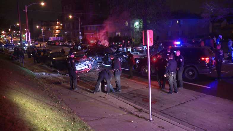 7 injured, 5 teens behind bars: Police chase ends in Milwaukee crash