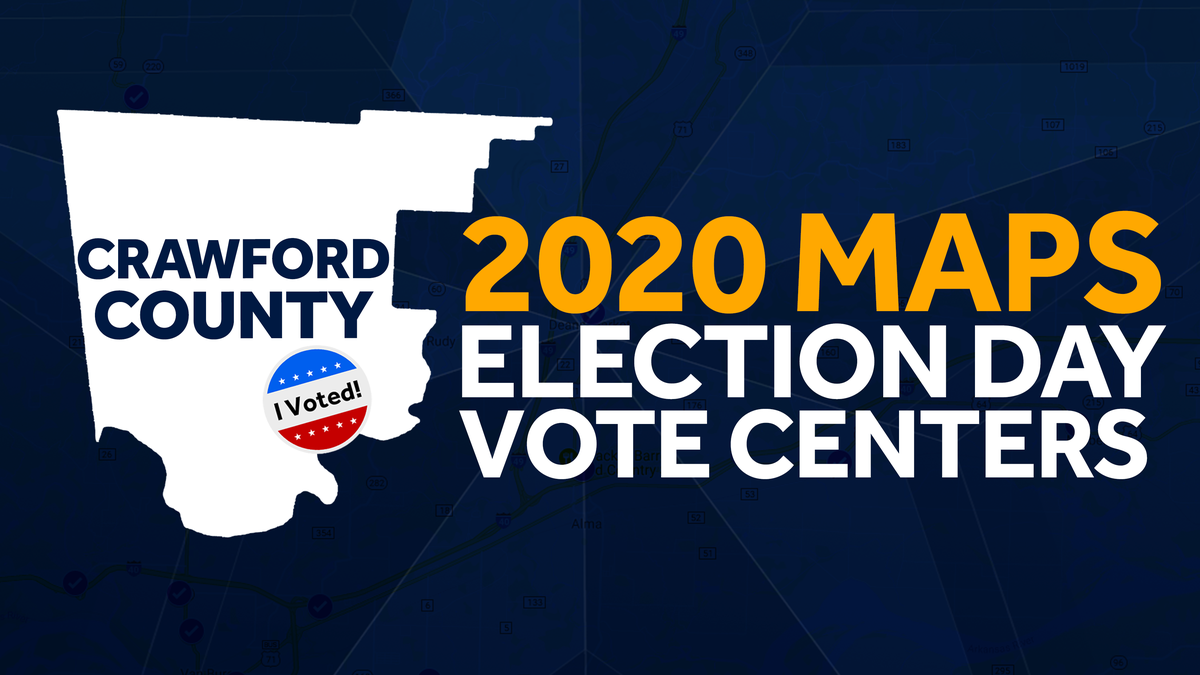 MAPS Where to vote in Crawford County on Election Day 2020