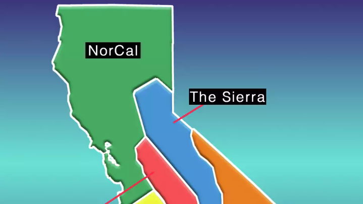 Thousands Of Californians Create Ultimate Map Of The State's Regions