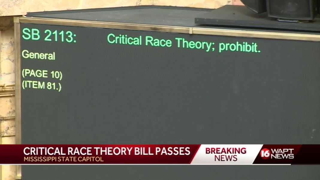 Mississippi Legislators Pass Bill To Prohibit Critical Race Theory In Schools 3808