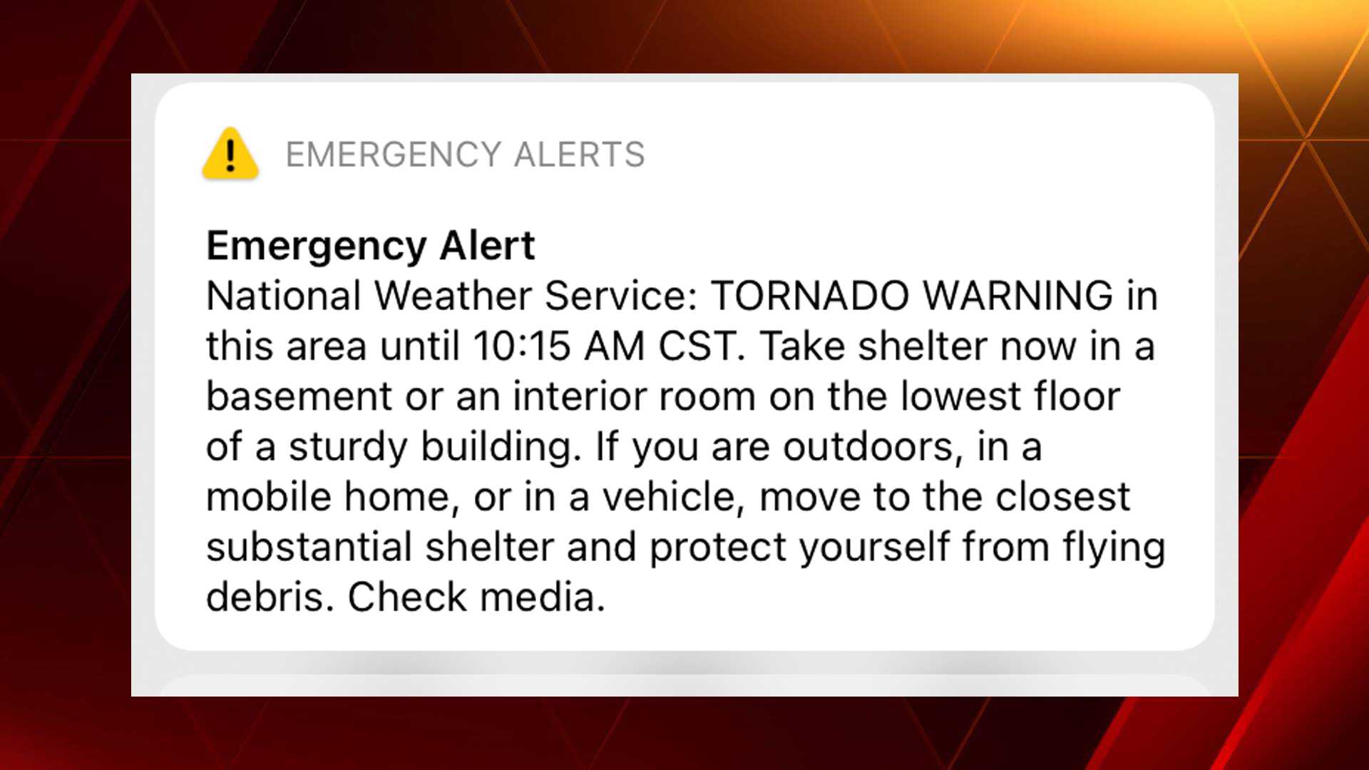 Tornado Alert Disaster Alert! 