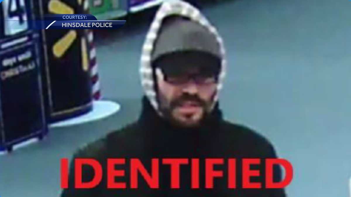 Police identify Hinsdale bank robbery suspect