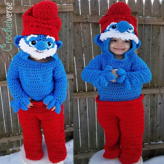 These handmade crocheted Halloween costumes are incredible