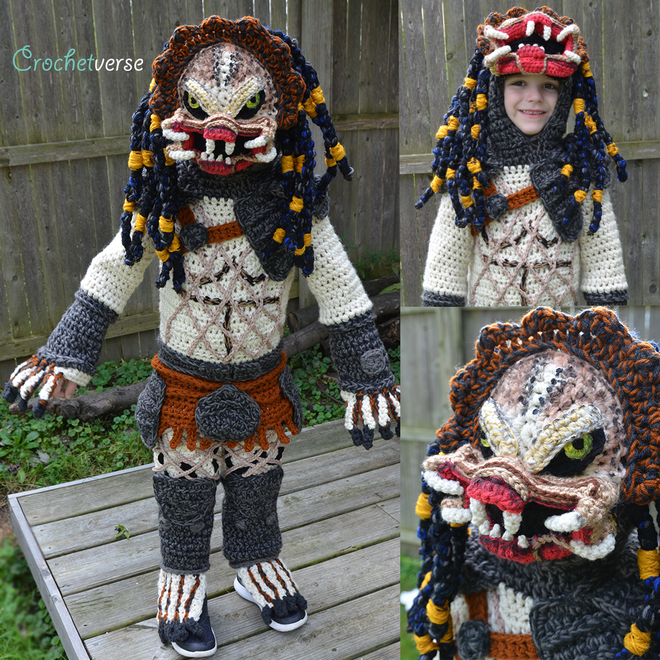 These handmade crocheted Halloween costumes are incredible